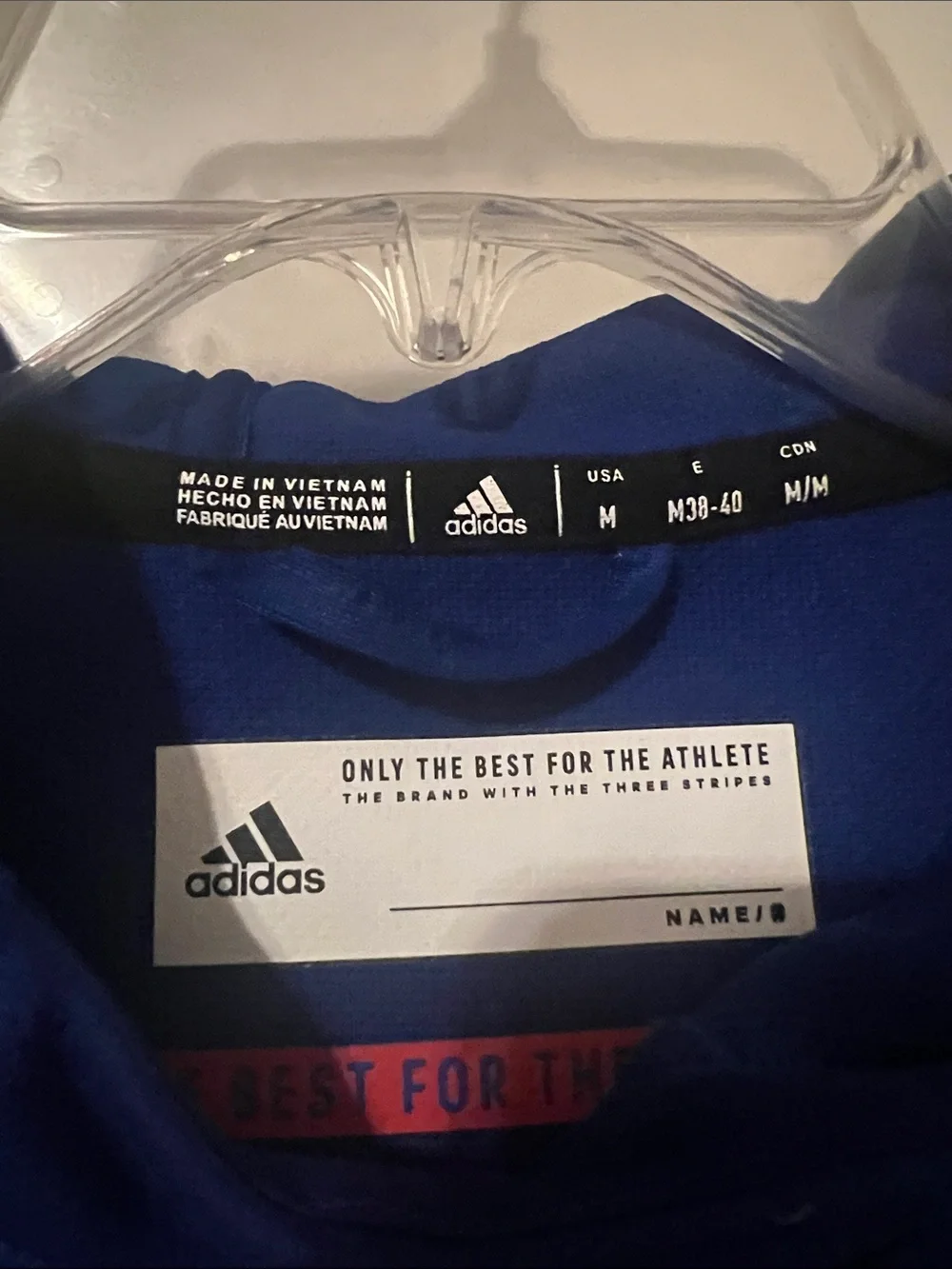 adidas Royal Blue & Red Kansas Jayhawks Pullover Hoodie